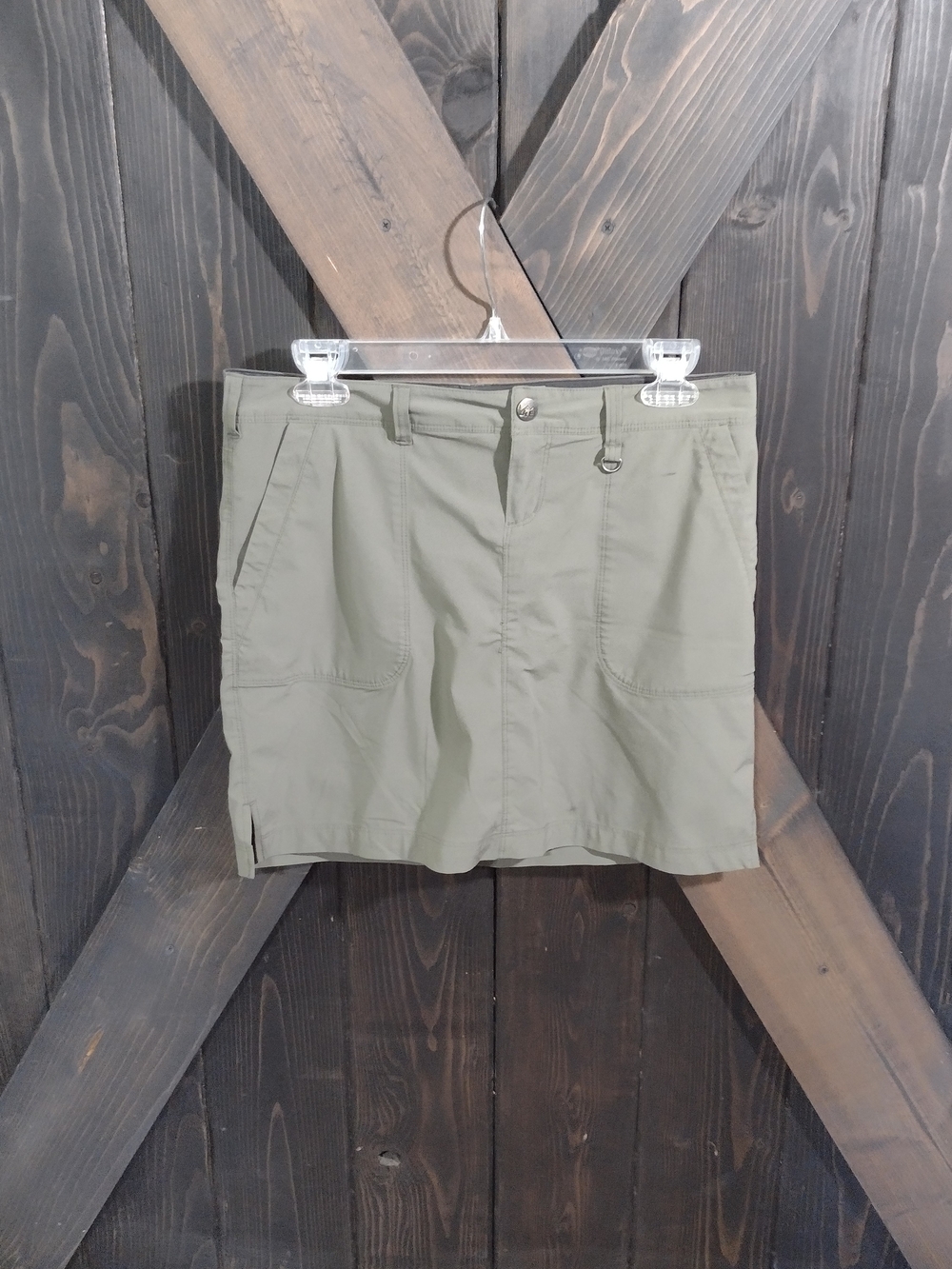 Rei Olive Green Casual Skort Sz 4